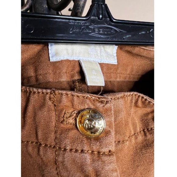 Michael Kors Womens Classic Fit Skinny Jeans Mid Rise Ankle Zip Size 4 Brown - Picture 5 of 5